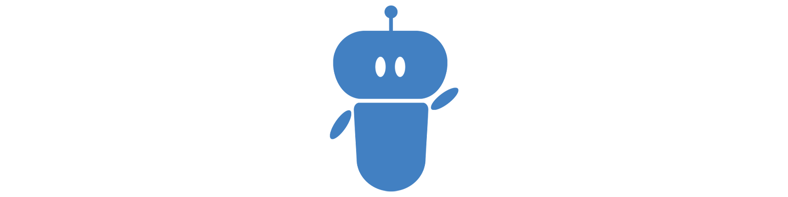 mascot vshnbot animated wide blue