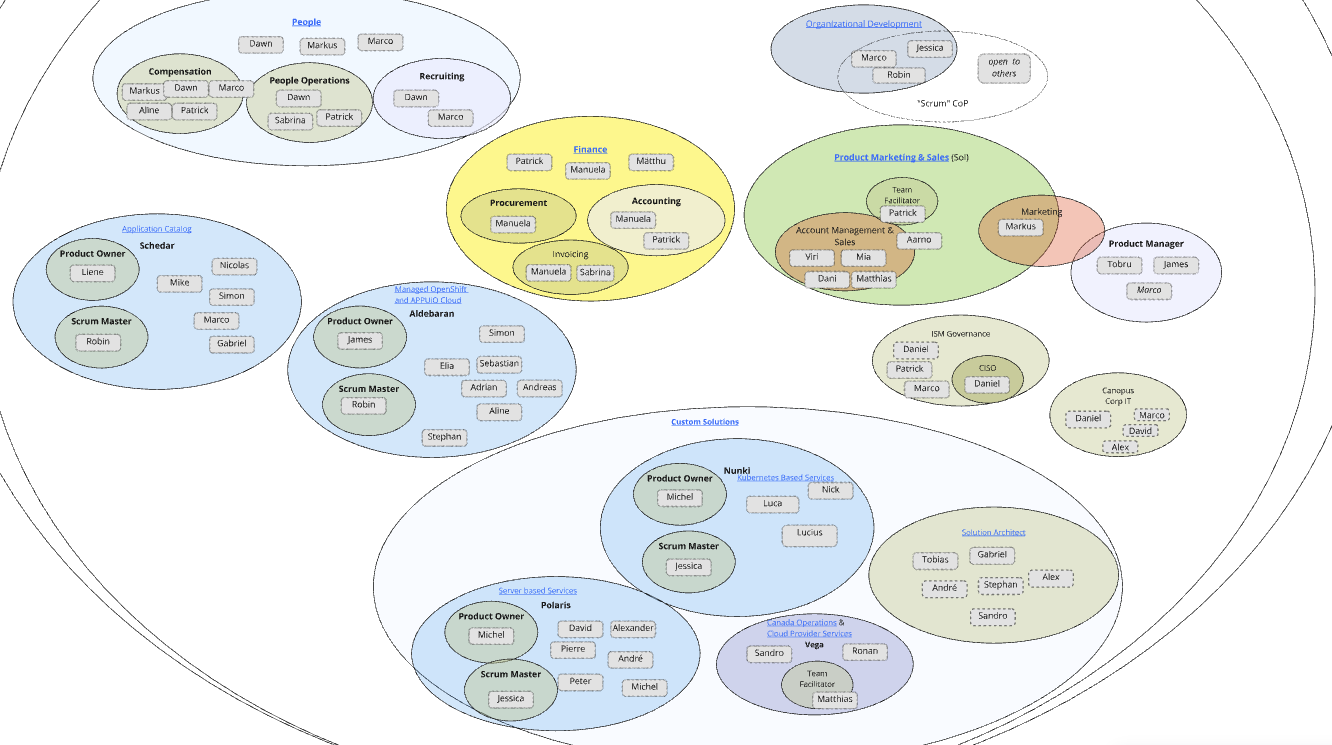 Teams and Roles Snapshot
